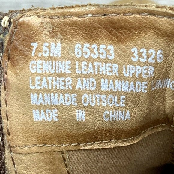 Timberland Women Lynton 6" Zipper Ankle Boot Brown Rust Nubuck Leather Sz 7.5 M - Picture 10 of 10